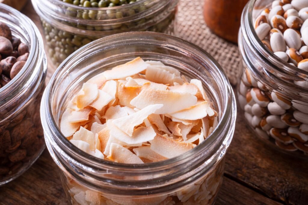 how to store cut coconut in fridge
