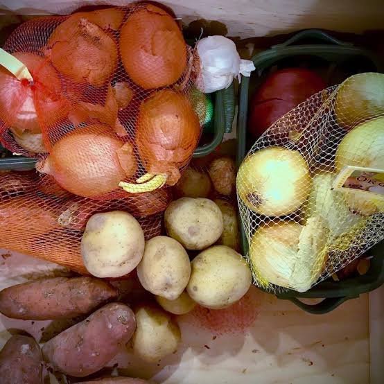 how to store onions and potatoes without fridge